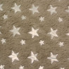 Star Minky Taupe / Silver